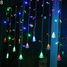 Charger l&#39;image dans la galerie, 3.5m Xmas Tree Pendant Flashing LED String Lights Christmas Night Party Decor